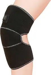 Knee Warmers Wraps | Heated Knee Pad Warmer With 3-Step Temp Adjustment - Leg Massager, Rechargeable Leg Relief, Comfort Fit