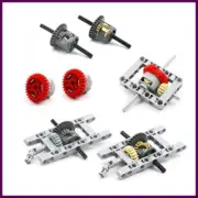 New Arrival MOC Technical Parts Building Blocks Bricks Differential Gears