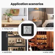 Digital Hygrometer Thermometer LCD Data Storage Smart Temperature Humidity Meter