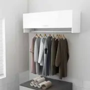 NNEVL Wardrobe White 100x32.5x35 cm Chipboard