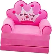 Children's Convertible Lounger, Sofa Chair for Kids, Pink, as described