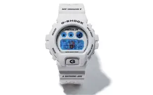 全新 A BATHING APE x G-SHOCK DW-6900 BAPE 聯名 白 夜光 手錶
