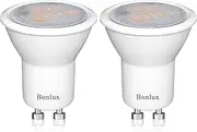 Bonlux Mini GU10 3W LED Spotlight Bulb MR11 AC85-265V 2700K Warm White 35W Halogen Spotlight Equivalent 30° Beam Angle (Non Dimmable, Pack of 2)