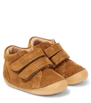 [Petit Nord] Petit Nord Baby suede booties UK 2 beige