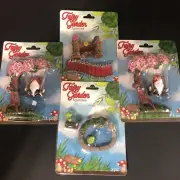 ✨ 4 Mini Figurines FAIRY GARDEN Figures