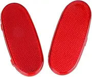 Interior Front Door Panel Reflector Cover Fit for Dodge Ram 1500 2002-2008 Fit for Dodge Ram 2500 3500 2003-2009(Door Reflector 1Pair)