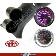 Pillar Pod for Mazda BT-50 2011-2015 + Water Temp + Oil Pres Blk AT Gauges