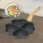 Egg Fried Pan Wooden Handle Egg Steak Pan Egg Cooker Pan