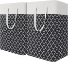 Laundry Baskets, Laundry Hamper with Long Handles, Collapsible Waterproof Clothe