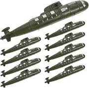 Abaodam Ys for Boys Girls 12pcs Submarine Models Plastic Submarines Toys for Boys and Girls Sand Table