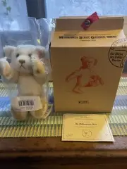 Steiff Danbury Mint UK 2000 Millennium White Mohair Bear Unopened, Original Box
