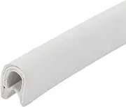 Draught excluder Tape U Srubber Edge Trim Length 1M Car Door Seal Guard Protector Edging Strip Weather Strippingng Grip for Car Metal Edges Boat/Grey/15Mm * 8Mm(White,8Mm*6Mm)