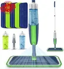 Spray Mop Microfiber Floor Cleaner, 2 Refillable Bottles, 5 Pads, Hardwood,Green