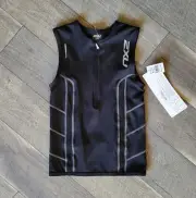 2XU Comp Tri Singlet Medium Black Comfort MT1382a