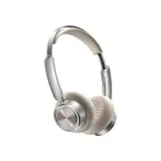 White Retro Wireless Noise Reduction Bluetooth Headset LowLatency HD Voice Call Compact Appearance