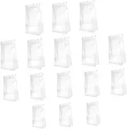 ORFOFE 30pcs Resealable Pet Food Packaging Bags Self-Sealing Storage for Snacks Cat Treats and More for Shops and Events