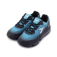 在飛比找蝦皮商城優惠-DIADORA 寬楦全氣墊慢跑鞋 黑藍 DA8AMR6616
