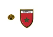pins pin's flag national badge backpack hat shield world morocco