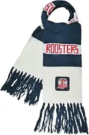 Burley Sekem Unisex Sydney Roosters Traditional Bar Scarf, Multicoloured, One Size