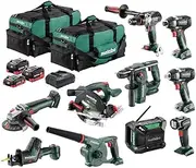 [metabo] 18V Brushless Combo Kit (10 Pieces)