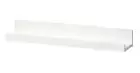 (2) IKEA Mosslanda 21 3/4” White Floating Shelf Picture Ledge 22509 (402.917.66)