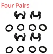 Four Pairs NEW 88718-1E150 For Toyota A/C Condensor Hard Line Lock Clamp Clip、 (for: Toyota)