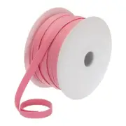 1/4"(0.6cm) 50 Yards Cotton Twill Tape Cotton Ribbons Bias Binding Tape Pink