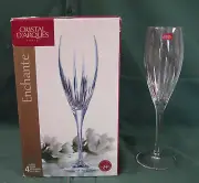 Cristal D'Arques ENCHANTE Champagne Flute Stems SET OF FOUR Unused MINT IN BOX