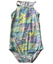 High neck one piece swimsuit - girls size 13 - 14 - NWT