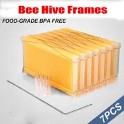 7pcs Auto Shed Beehive Frames Upgraded Auto Honey Bee Hive Frames Beekeeping New