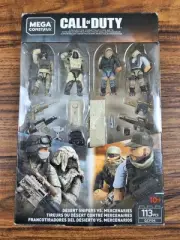 NEW MEGA Construx CALL OF DUTY Desert Snipers VS. Mercenaries 113 Pcs GCP06