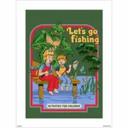 Steven Rhodes - Lets Go Fishing ART PRINT POSTER 30x40cm NEW