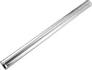 X AUTOHAUX OD 38mm 1.5" Length 20" 500mm Aluminum Alloy Tube Intercooler Pipe Straight Air Intake Tube Silver Tone for Car