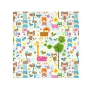 Colorful Animal Print Face Towel, Cute Bathroom Decor, Nursery Gift, Kids Towel,