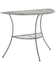 Safavieh Indoor/Outdoor Genson Halfmoon Console Table