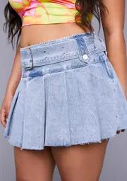 [Poster Grl] Plus The New Retro Mini Skirt