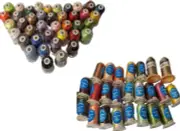 66 Spools Asst Polyester Machine Embroidery ThreadDelight & Simthread New