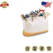 Superior CLC Reinforced Mason's Tool Bag - Durable Canvas with Leather Handles