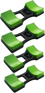PAMINGONO 4pcs Bracket Hand Small Holder Rack Display Weight Fitness Organization Storage Plastic Rest Weights Dumbbells Dumbbell Household Holding Shelf Nonskid Support Cradle Stand Gym