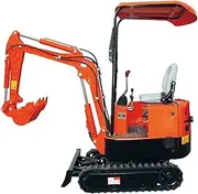 Smallest Crawler Digger Super Mini Excavator for Sale, Portable Hydraulic Mini Excavator, Lightweight Hydraulic Crawler Excavator with Tracks, Ideal for Gardens, Farms, and Parks