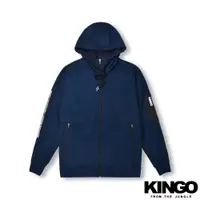 在飛比找蝦皮商城優惠-KINGO男女款｜海軍藍貼袋連帽外套<S-4XL>22150