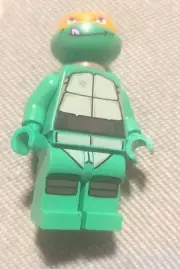 Lego Michelangelo minifigure Teenage Mutant Ninja Turtles bright green 79122
