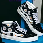 正版 VANS SK8-MID REISSUE"DAISY黑白小雛菊 男女款 VN0A391FTOZ