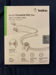 Belkin Boost Charge Pro C Cable with Lightning Connector+Strap 6.6 ft 2 m