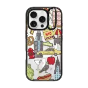 iPhone 16 Pro Impact Ring Stand Case MagSafe Compatible New York by Megan McKean