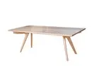 GRANVILLE SOLID TASMANIAN TIMBER DINING TABLE CLEAR LACQUER 180 CM