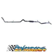 RXD 3" Exhaust for Landcruiser HZJ79 4.2L 1HZ Ute SAFARI Turbo Dump Pipe & Reso