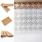 Rolling Pin Rods Wooden Embossed Baking Cookies Baking Tool DIY Clay Pottery DIY