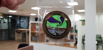 Very Rare Northern Lights Aurora Borealis Sunburst Geocoins 15 Sets Only