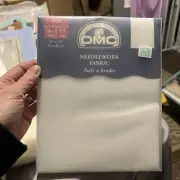SEALED DMC 14 count 14x18" AIDA COUNTED CROSS STITCH Fabric CREAM(?) 746